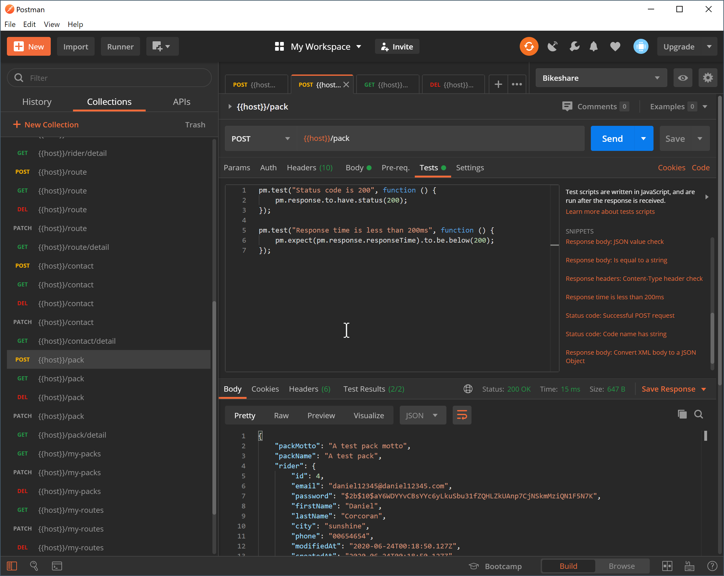 This post will go over how I set up an integration/unit test runner in Postman. The API I will be using is one I made personally and represents a syst
